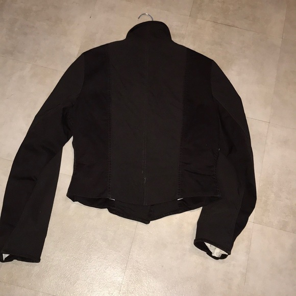 Cotelac Mixed Media Cropped Jacket - Picture 3 of 12